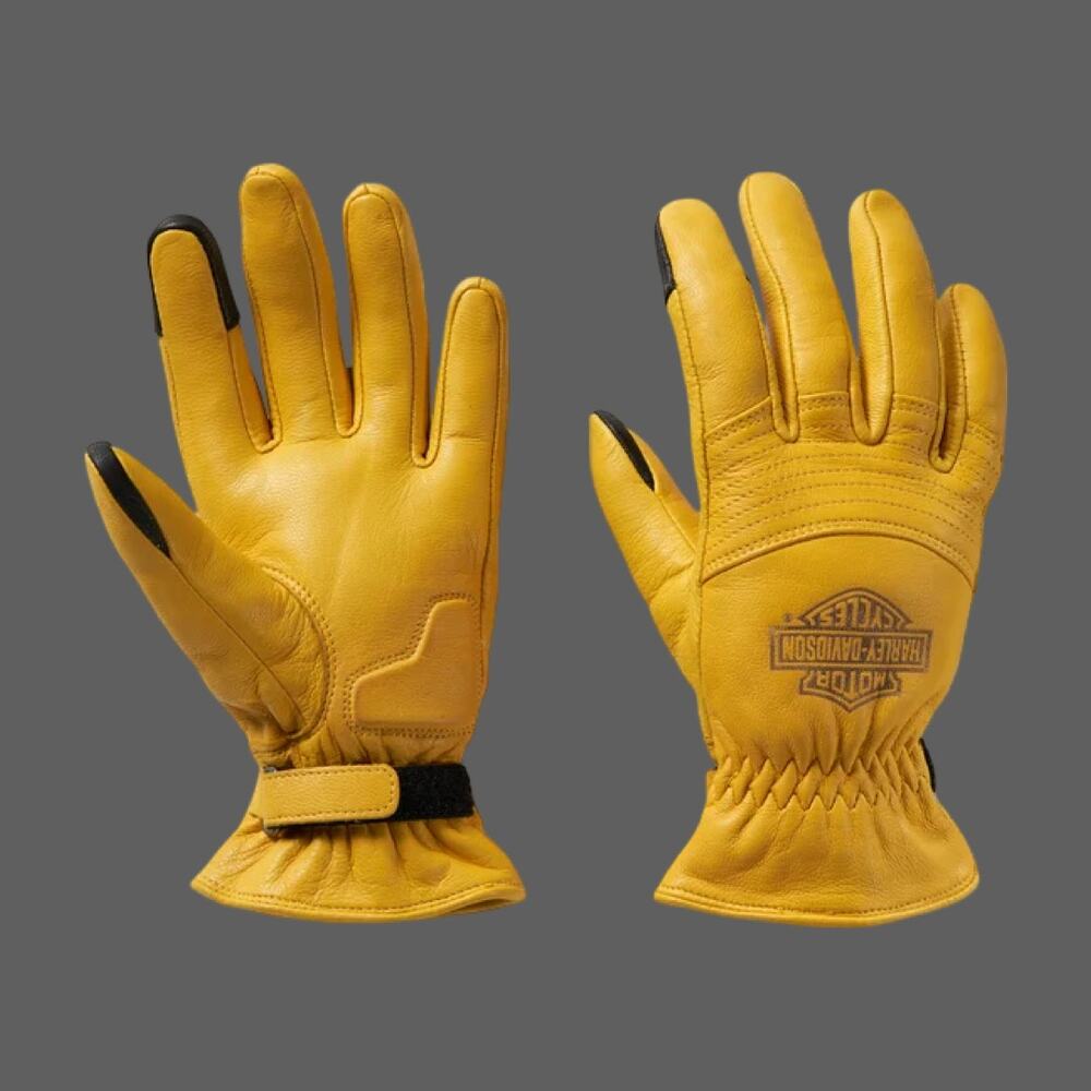 Harley-Davidson Womens Helm Leather Gloves NWT